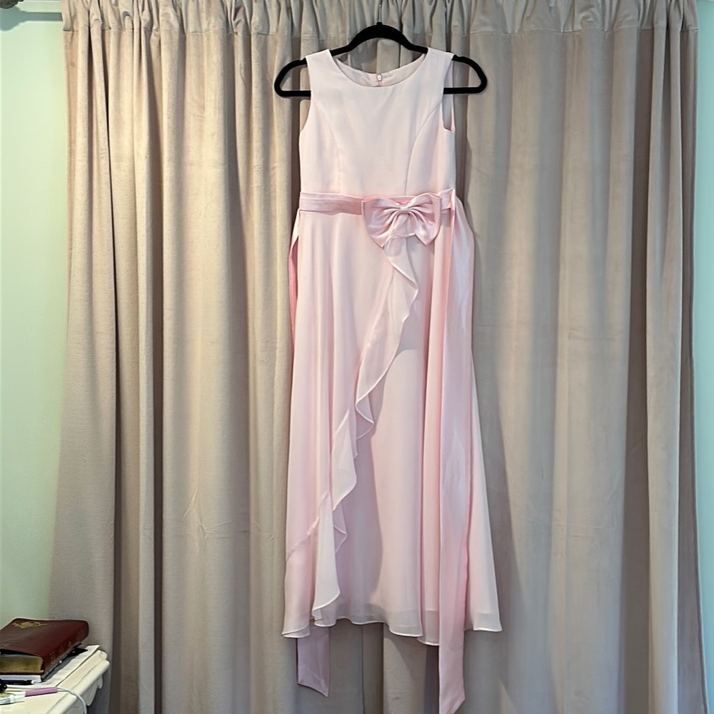 Pink formal dress for girl. Size 12